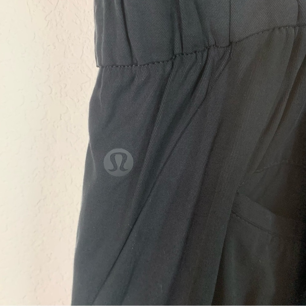 Lululemon womens black perfectly Poised short sleeve jumpsuit 8 - Picture 9 of 12